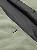 Leather Retail Women Full Sleeve Velvet Two Button Green Jacket ( LRVEL2BGR )