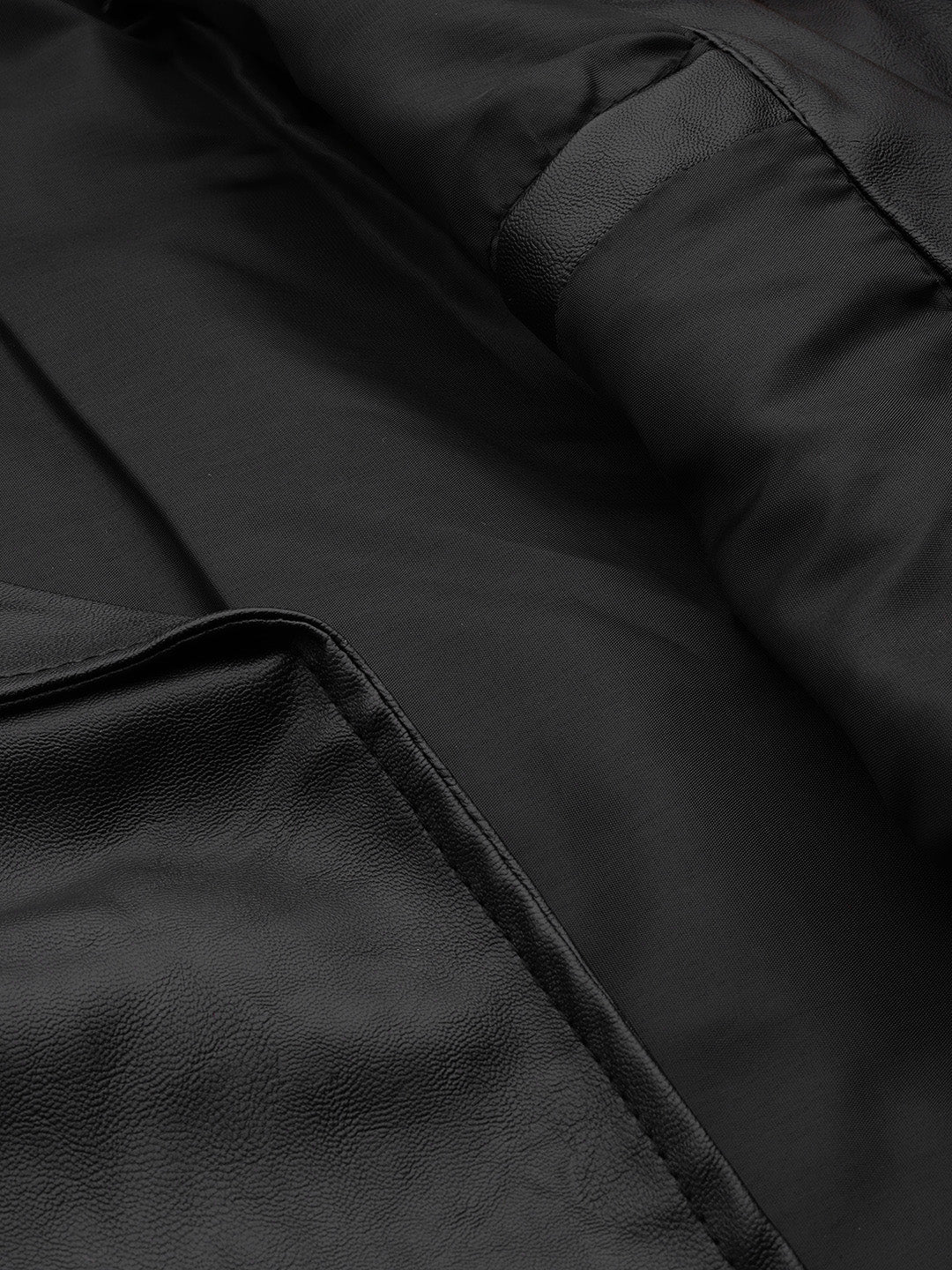 Leather Retail® Men's Solid Biker Jacket( LRRMBL )