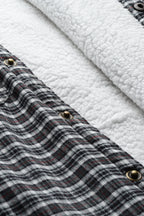 Leather Retail Stylish Black and White Checked Multicoloured Tweed Jacket ( LRCHECKTD2D )