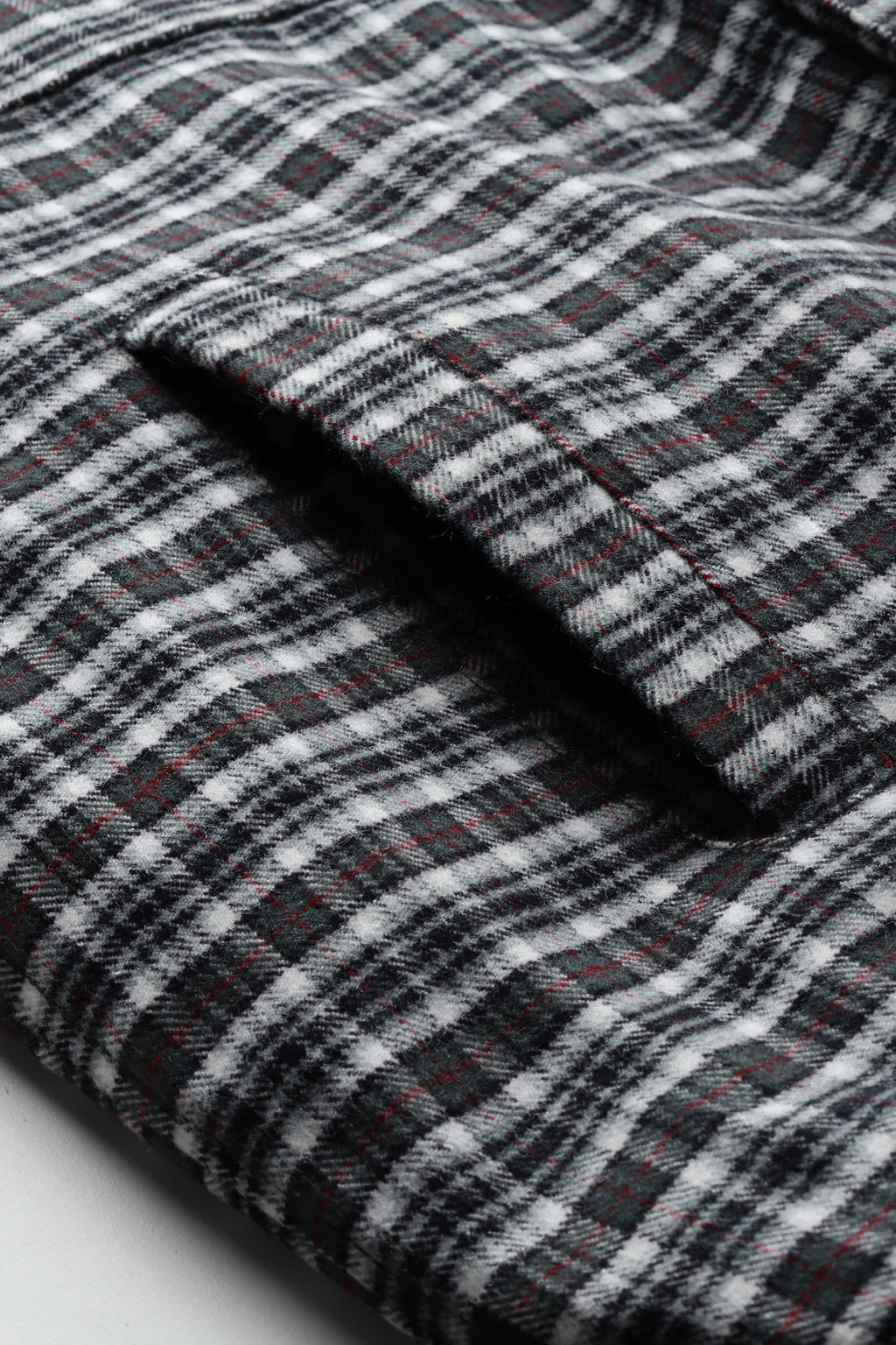 Leather Retail Stylish Black and White Checked Multicoloured Tweed Jacket ( LRCHECKTD2D )