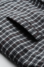 Leather Retail Stylish Black and White Checked Multicoloured Tweed Jacket ( LRCHECKTD2D )