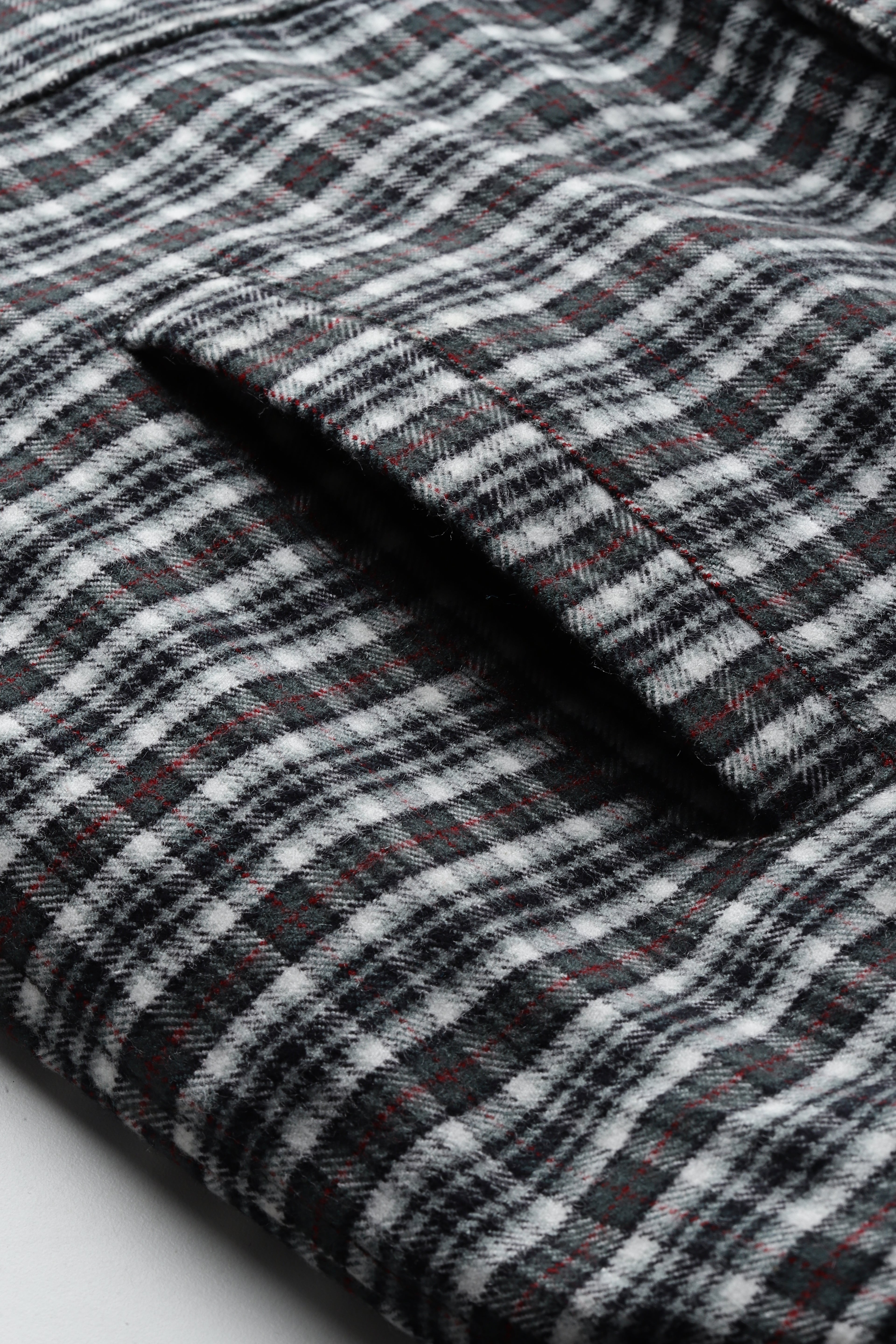Leather Retail Stylish Black and White Checked Multicoloured Tweed Jacket ( LRCHECKTD2D )
