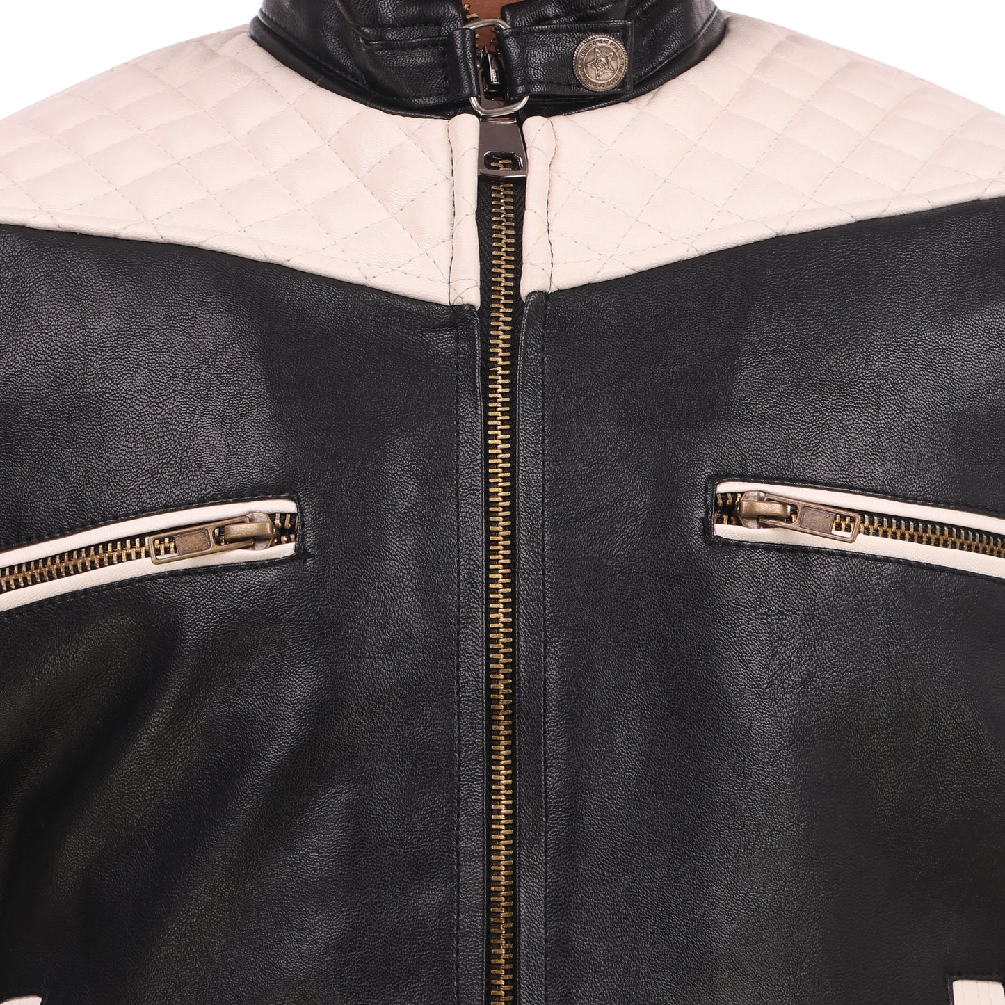 Leather Retail kid's full sleeves winter jacket_black (LRKDWPBL02)