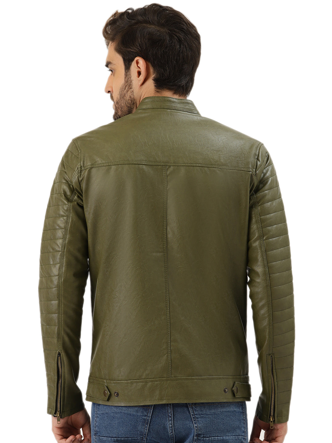 Leather Retail Men's Regular Jacket ( LRACGR )