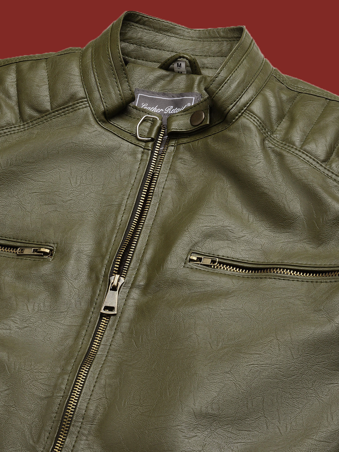 Leather Retail Men's Regular Jacket(LRACGR)