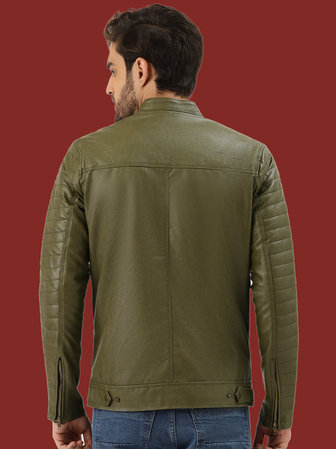 Leather Retail Men's Regular Jacket(LRACGR)