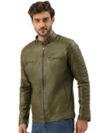 Leather Retail Men's Regular Jacket ( LRACGR )
