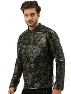 Leather Retail® Army Design Faux Leather Jacket for Men’s ( LRADMI )
