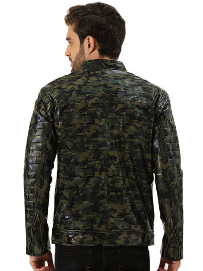 Leather Retail® Army Design Faux Leather Jacket for Men’s ( LRADMI )