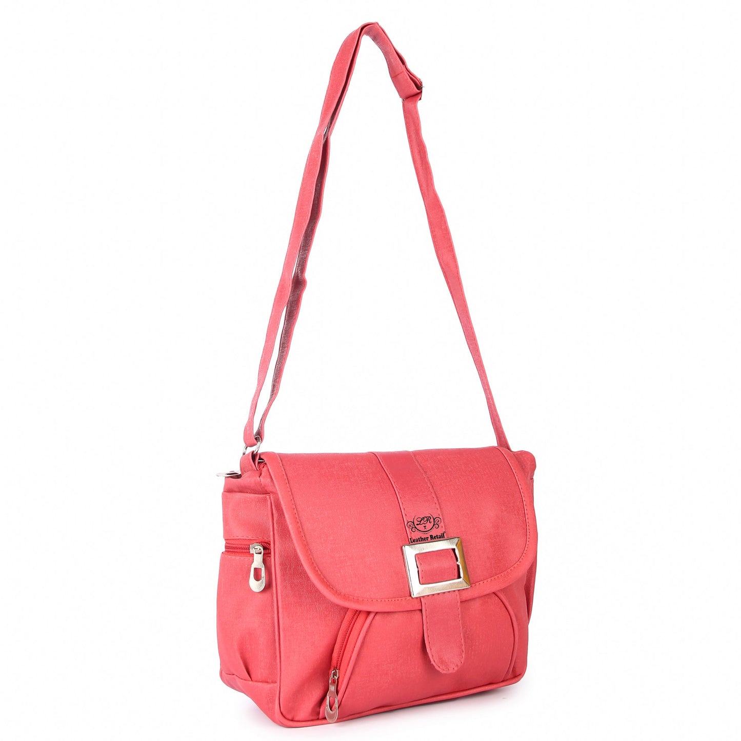 Leather Retail ® Women's Faux Leather Handbag (Pink)