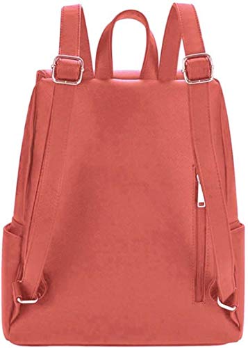 Leather Retail® Women's BackPack With Beautiful Peach Color Casual Backpack