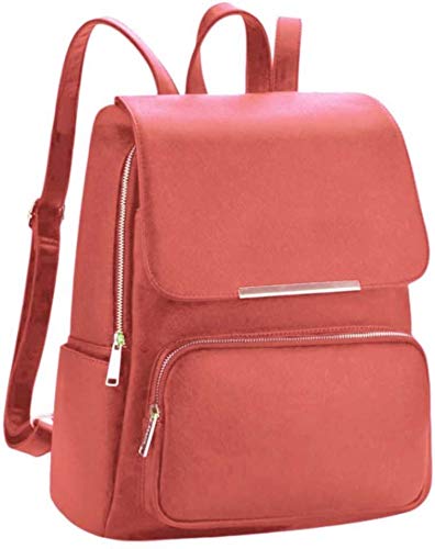 Leather Retail® Women's BackPack With Beautiful Peach Color Casual Backpack