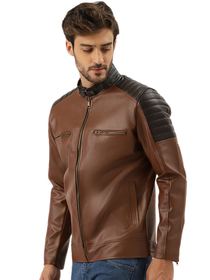 Leather Retail Men's Jacket(LRBPBR)