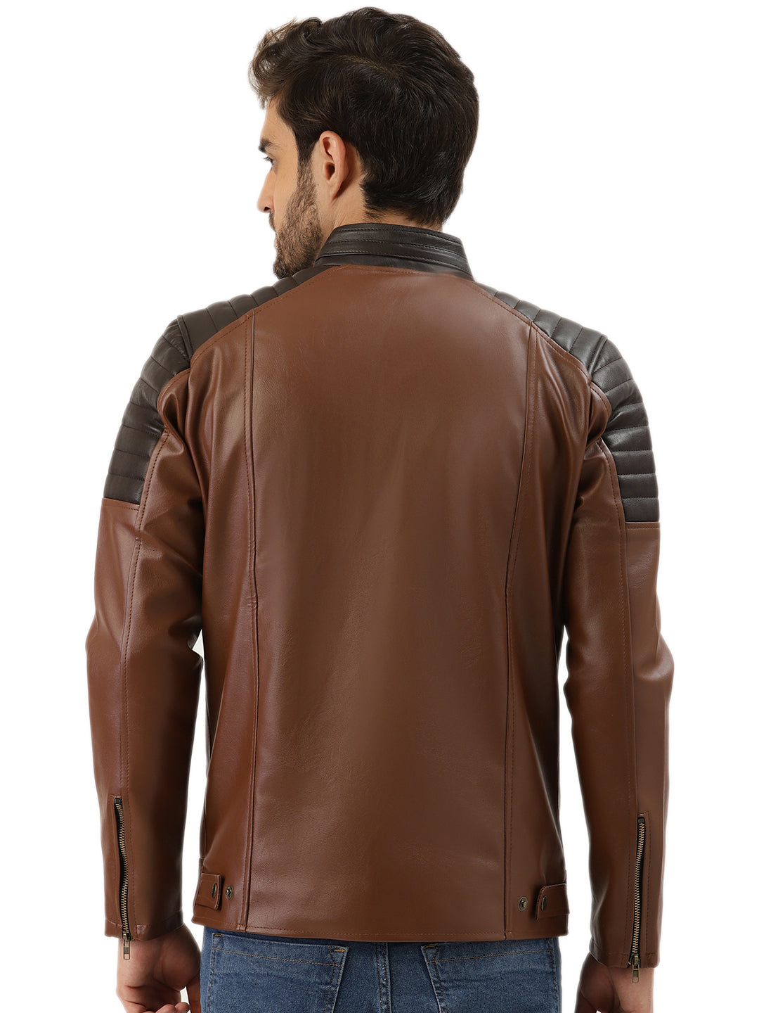 Leather Retail Men's Jacket(LRBPBR)