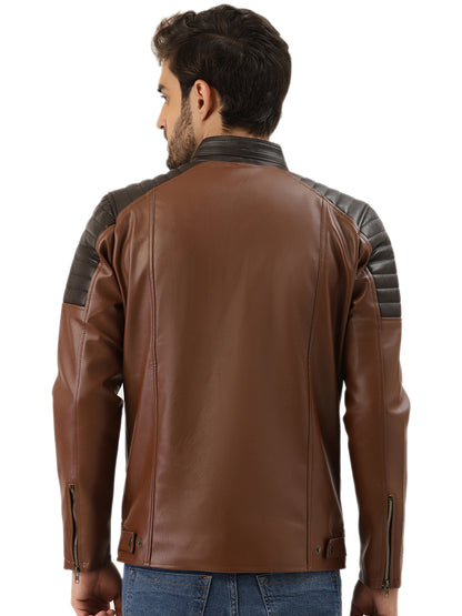 Leather Retail Men's Jacket(LRBPBR)
