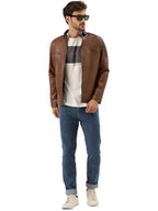Leather Retail Men's Jacket ( LRBPBR )