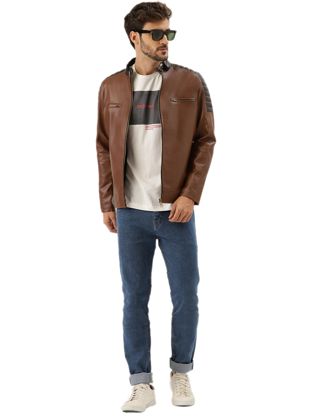 Leather Retail Men's Jacket(LRBPBR)