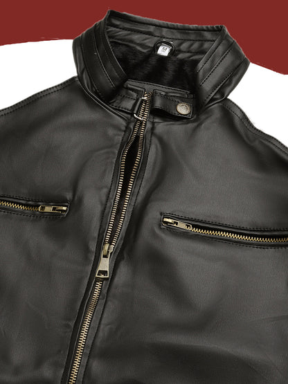 Leather Retail Men's Jacket(LRBWBL)