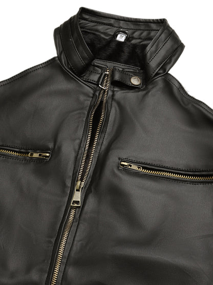 Leather Retail Men's Jacket(LRBWBL)