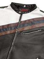 Leather Retail Men's Solid Leather Jacket( LRCDBL )