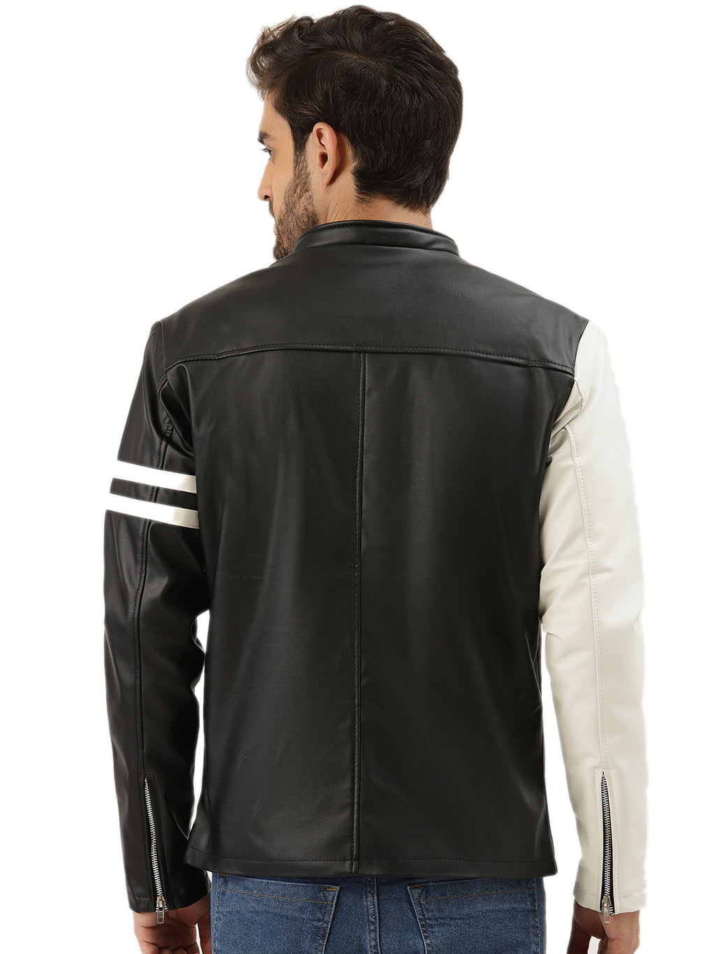 Leather Retail Men's Solid Leather Jacket( LRCDBL )