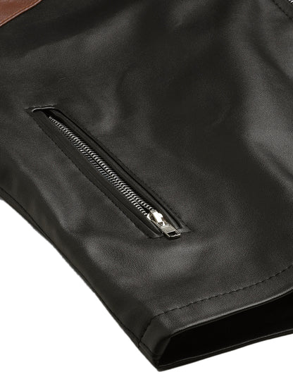 Leather Retail Men's Solid Leather Jacket( LRCDBL )