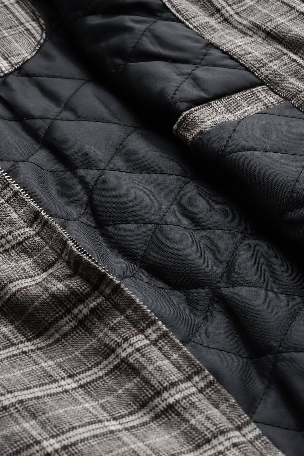 Leather Retail Coffee-White Checkered Multicolor Tweed Jacket ( LRCHECKTD1J )