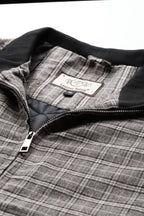 Leather Retail Coffee-White Checkered Multicolor Tweed Jacket ( LRCHECKTD1J )