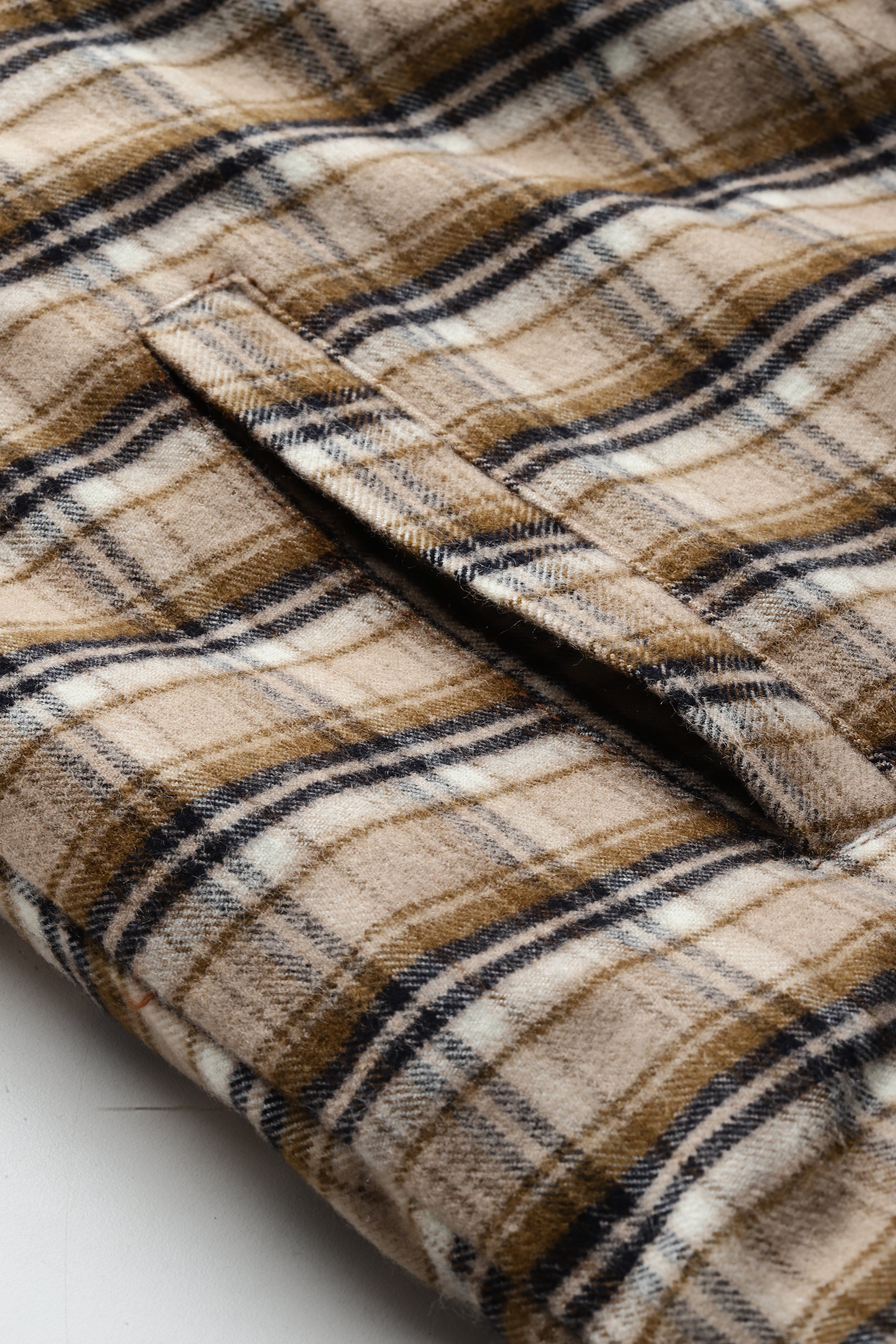 Leather Retail Classic Beige Plaid Multicoloured Tweed Jacket ( LRCHECKTD2A )