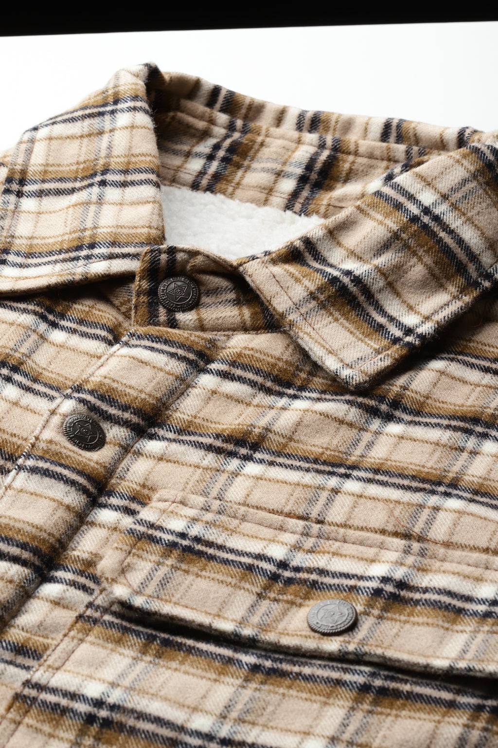 Leather Retail Classic Beige Plaid Multicoloured Tweed Jacket ( LRCHECKTD2A )