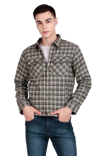 Leather Retail Classic Green Multicoloured Tweed Jacket ( LRCHECKTD2E )