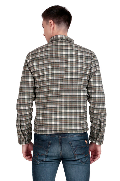 Leather Retail Classic Green Multicoloured Tweed Jacket ( LRCHECKTD2E )