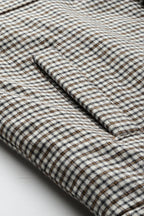 Leather Retail Classic Brown and Black Checked Multicoloured Tweed Jacket ( LRCHECKTD2G )