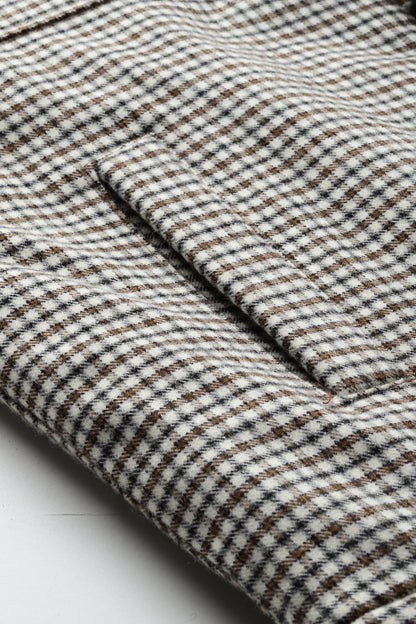 Leather Retail Classic Brown and Black Checked Multicoloured Tweed Jacket ( LRCHECKTD2G )