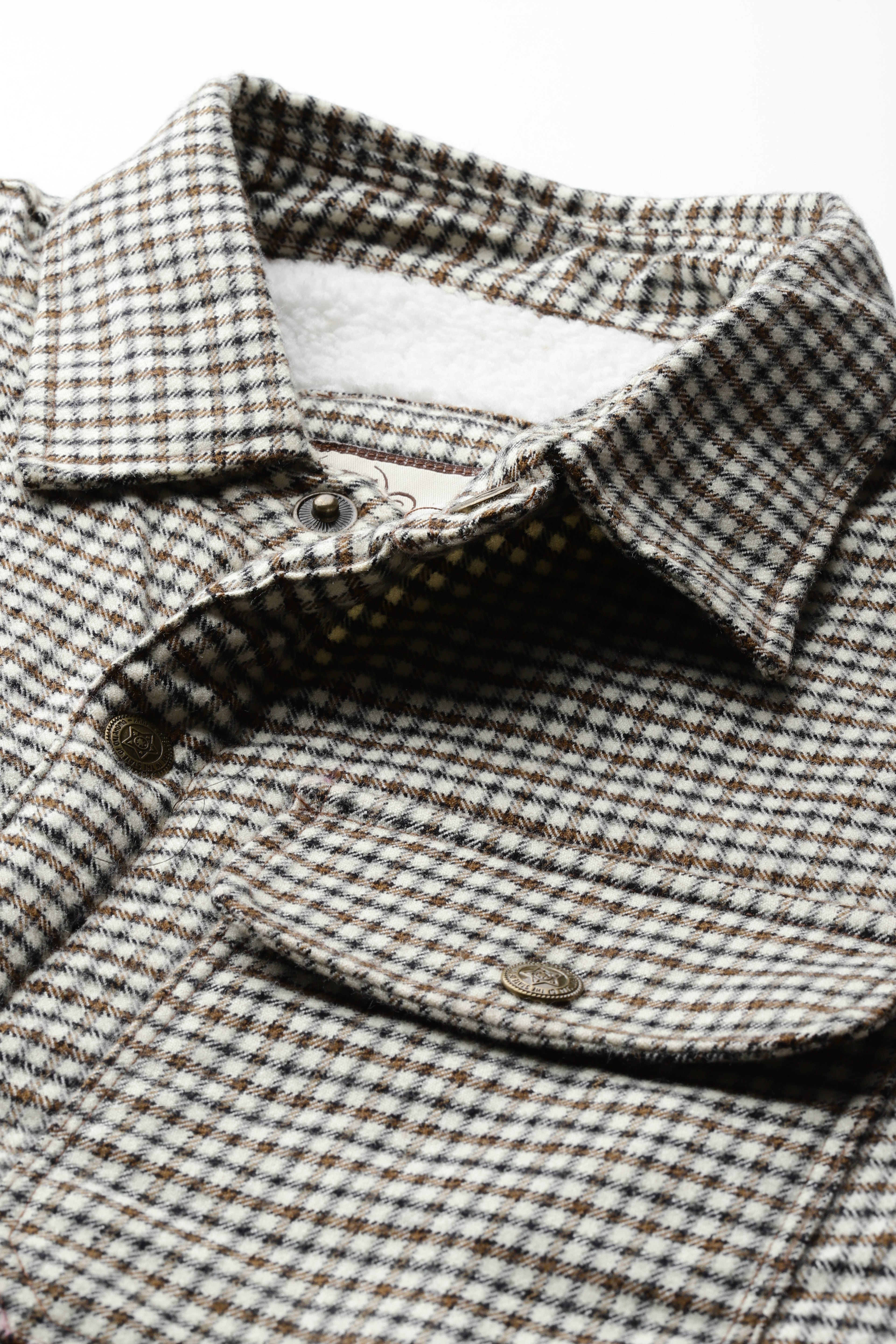 Leather Retail Classic Brown and Black Checked Multicoloured Tweed Jacket ( LRCHECKTD2G )