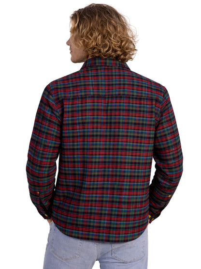 Leather Retail Multicoloured Check Tweed Jacket