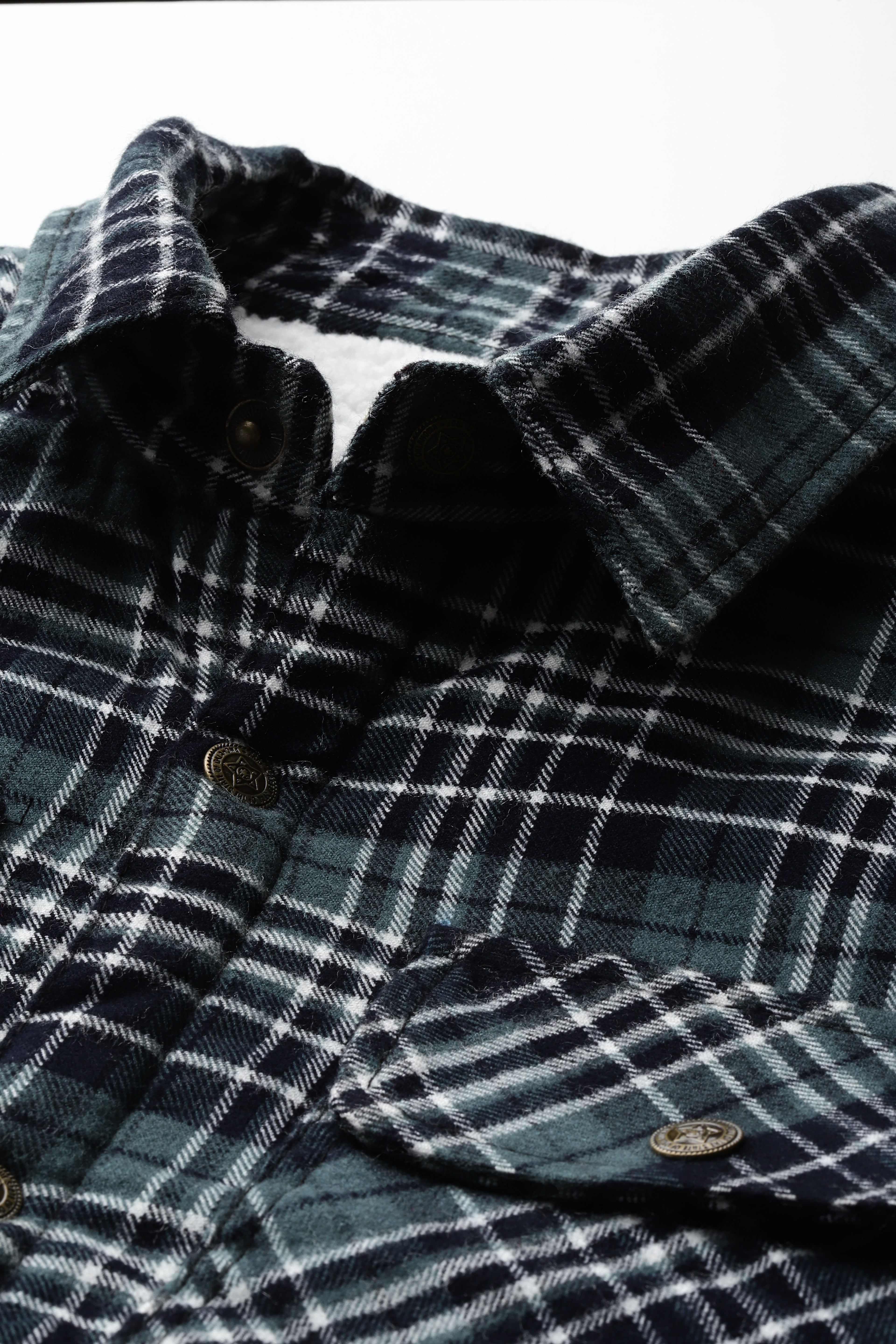 Leather Retail Stylish Green Plaid Multicoloured Tweed Jacket ( LRCHECKTD2I )