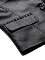 Leather Retail® Faux Leather Jacket For Women's ( LRCOBL )