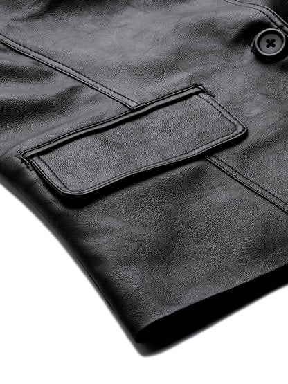 Leather Retail® Faux Leather Jacket For Women's (LRCOBL)