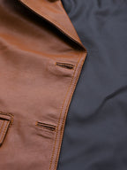 Leather Retail® Faux Leather Jacket for Women's ( LRCOBR )