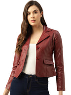 Leather Retail® Faux Leather Jacket for Women's And Girls ( LRCOCH )