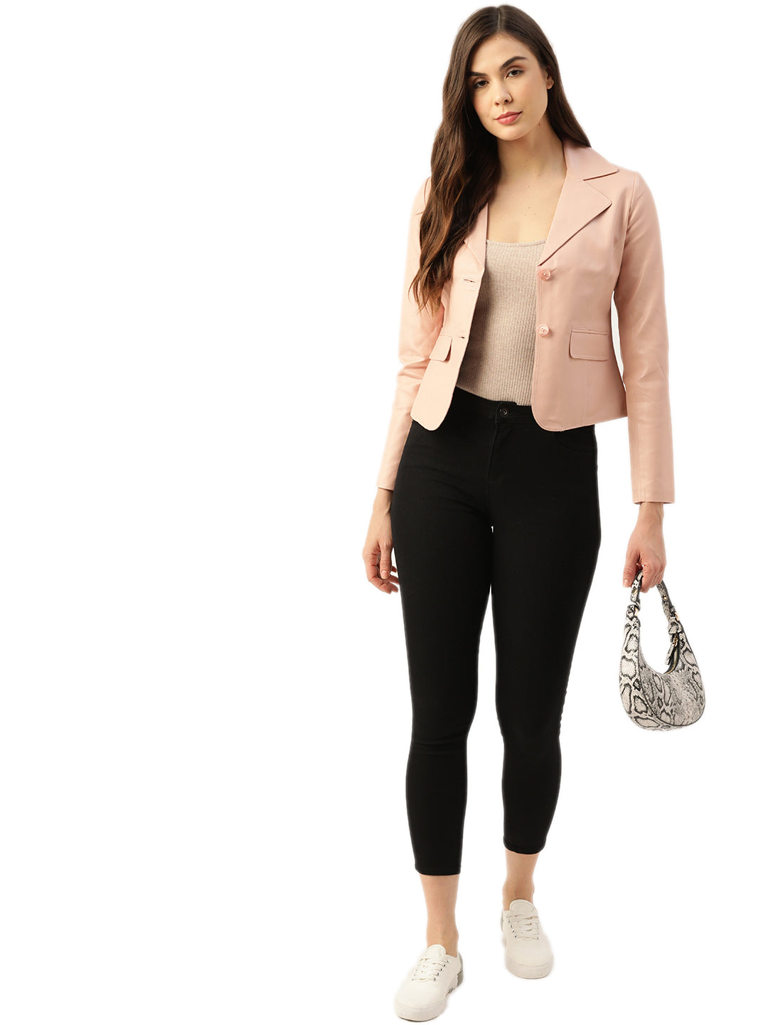 Leather Retail® Faux Leather Jacket for Women's ( LRCOPN )