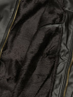 Leather Retail Men's Faux Leather Standard Length Jacket ( LRDEBL )