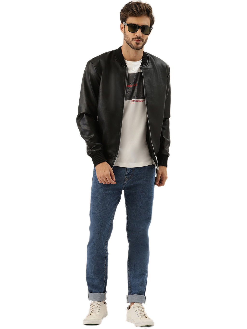Leather Retail Men's Regular Jacket( LRELBL )