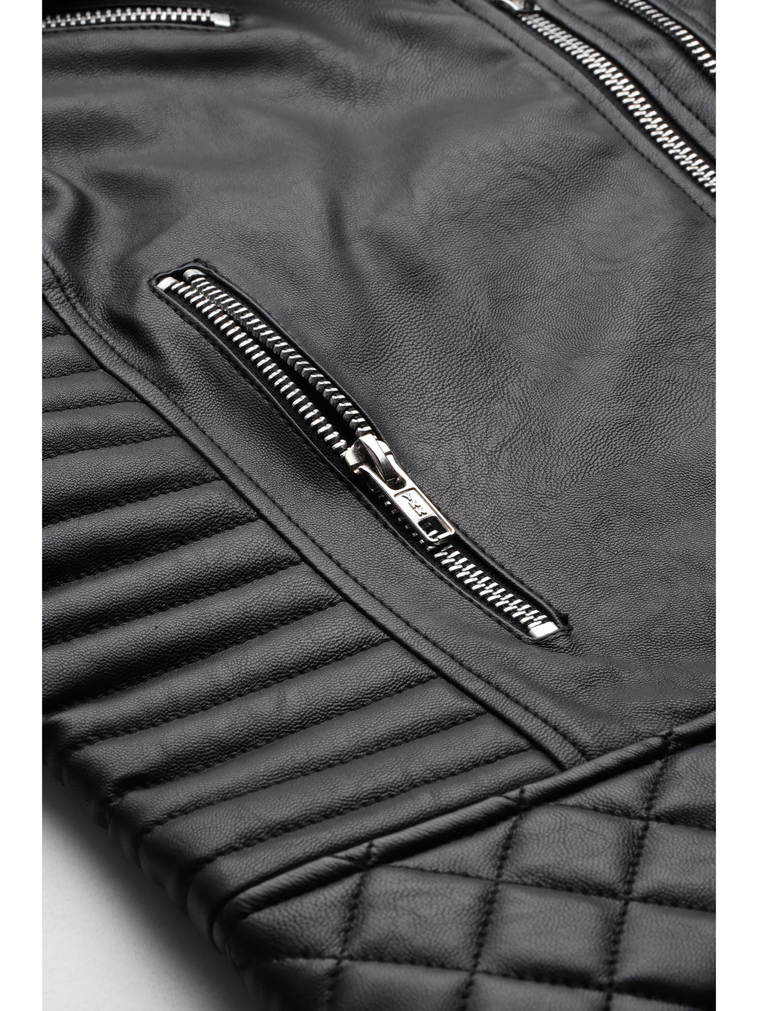 Leather Retail Faux Leather Women's Biker Jacket ( LRF30BL )