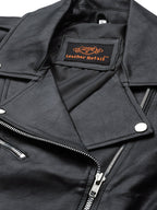 Leather Retail Women's Faux Leather Standard Length Jacket ( LRFRBL )