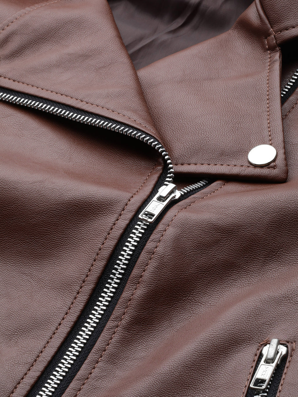 Leather Retail Women & Girls Solid Regular Jacket ( LRFRBR )