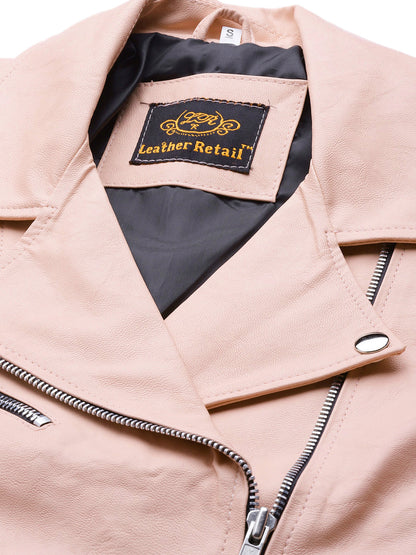 Leather Retail Girl's Regular Jacket ( LRFRPN )