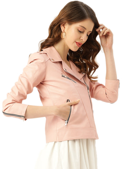 Leather Retail Girl's Regular Jacket ( LRFRPN )