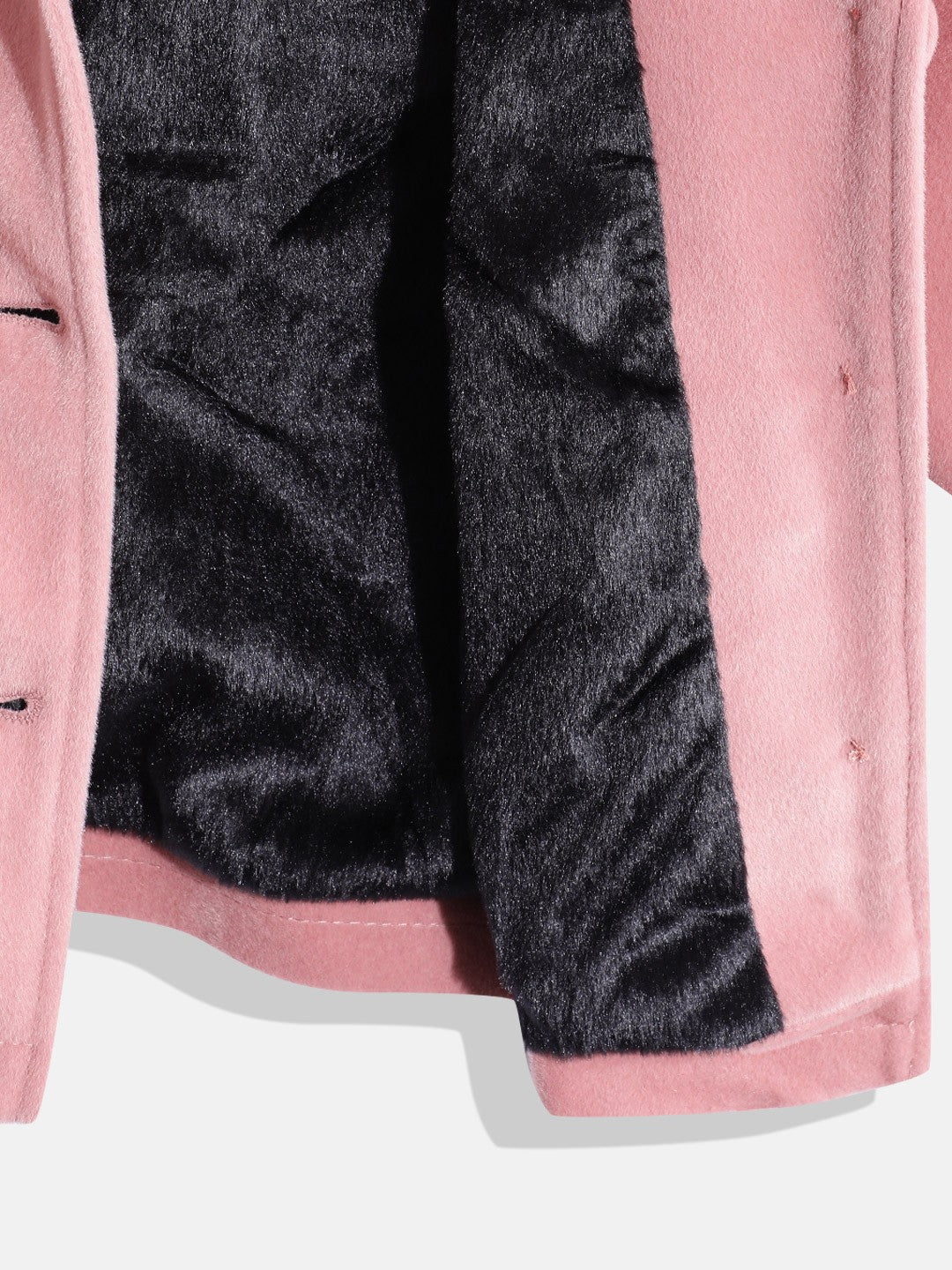 Leather Retail Kids Velvet winter jacket For Girls ( LRKDVEL3PN )